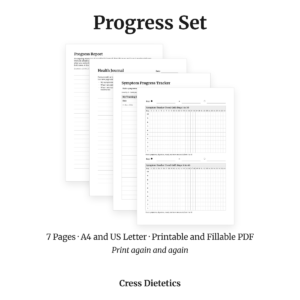 Progress Set (Health Tracking Worksheets)