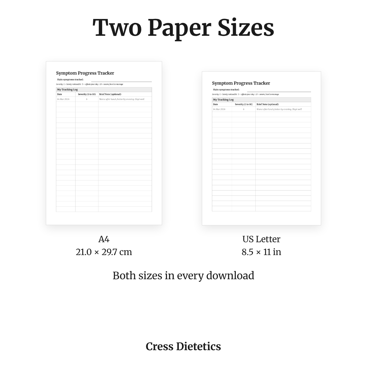 Progress Set (Health Tracking Worksheets) - Image 4